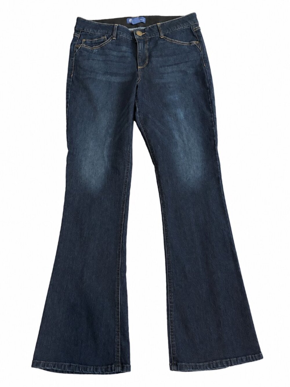 Democracy Ab Solution Jeans Womens 14 Dark Wash Flare Stretch B1221BBEA